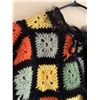 Image 5 : Multicolored Crochet Cardigan With Granny Square Design and Yellow Sleeves