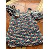 Image 7 : Multicolored Crochet Cardigan With Granny Square Design and Yellow Sleeves