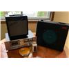 Image 1 : Music and Audio Lot Featuring Squier Sidekick Amp and Philips Stereo Deck