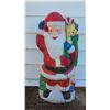 Image 1 : Vintage Blow Mold Illuminated Plastic Santa Claus Holiday Yard Decoration