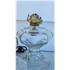 Image 3 : Three Oil Lamps Including Glass and Metal Aladdin Lamp