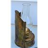 Image 4 : Five Oil Lamps with Glass, Brass, and Metal Components
