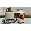 Image 1 : Ceramic Items Including Jug, Vase, Figurine, and Dish