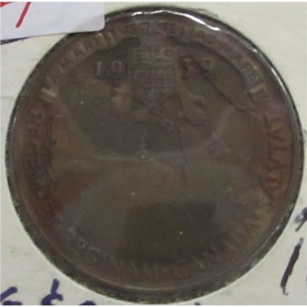 1939 KING & QUEEN VISIT TO CANADA PENNY