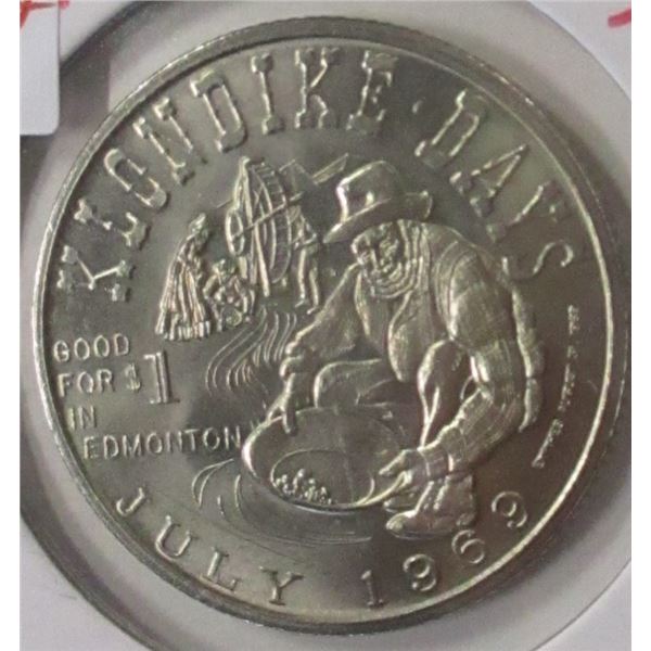 1989 UNCIRCULATED KLONDIKE CANADA DOLLAR