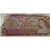 Image 1 : 1974 MULTI COLORED CANADA LAST OF CANADA $2 BILLS