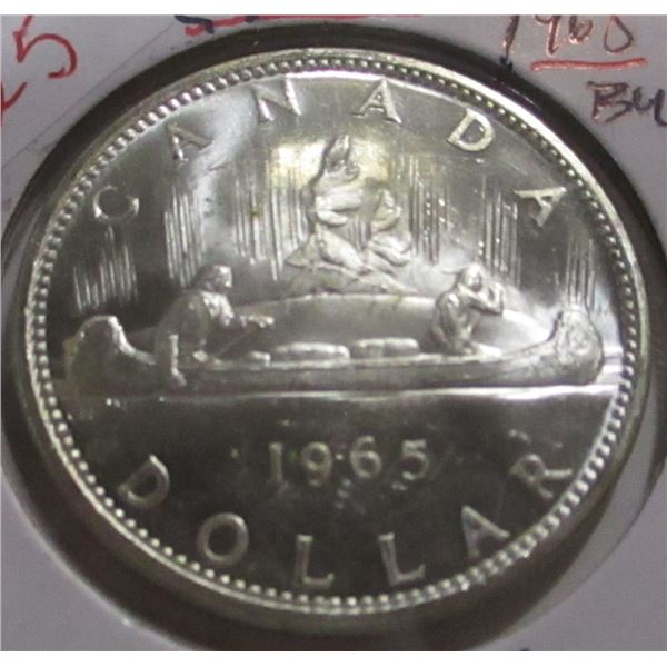 1965 CH/BU CANADA SILVER DOLLAR