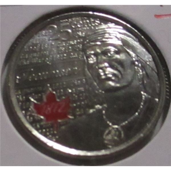 1812 - 1912 TECUMSECH WAR OF 1812 PROOF MINT CANADA QUARTER