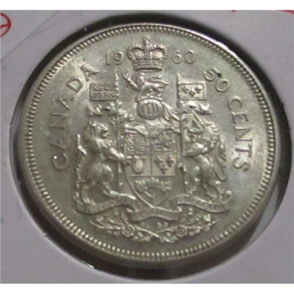 1960 CANADA SILVER HALF DOLLAR