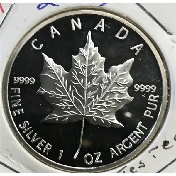 TESTED:  925 SILVER CANADA $5 COIN