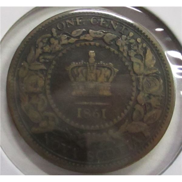 1861 NOVA SCOTIA VICTORIAN LARGE PENNY