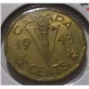 Image 1 : 1943 WORLD WAR VICTORY TOMBAC NICKEL