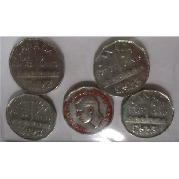 1751 - 1951 CANADA SMOKE STACK NICKEL SET