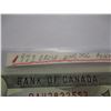 Image 5 : 1973 CRISP UNCIRCULATED POKER HAND SERIAL NUMBER CANADA $1 BILL