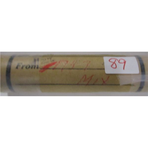 1947 ROLL OF 50 LAST OF CANADA KING GEORGE V PENNIES