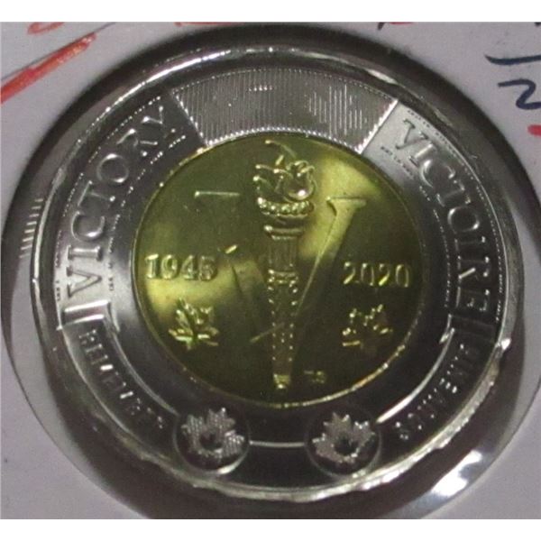 1945 - 2020 PROOF WORLD WAR II VICTORY TOONIE