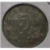 Image 1 : 1924 KEY DATE CANADA KING GEORGE V NICKEL