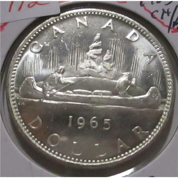 1965 CH/BU CANADA SILVER DOLLAR