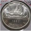 Image 1 : 1965 CH/BU CANADA SILVER DOLLAR