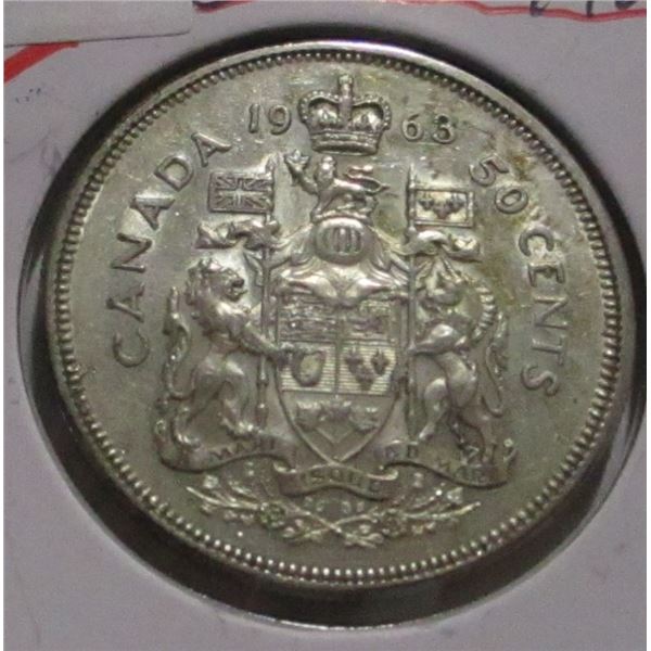 1963 CANADA SILVER HALF DOLLAR