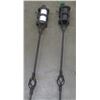 Image 1 : 2 - METAL YARD TORCHES