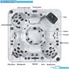 Image 4 : SUNRNS LUXURY 6 PERSON HOT TUB MODEL SR8174*BAILIFF SEIZURE*