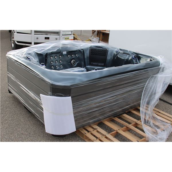SUNRANS 7 SEAT WITH 1 LOUNGER HOT TUB MODEL SR832A*BAILIFF SEIZURE*