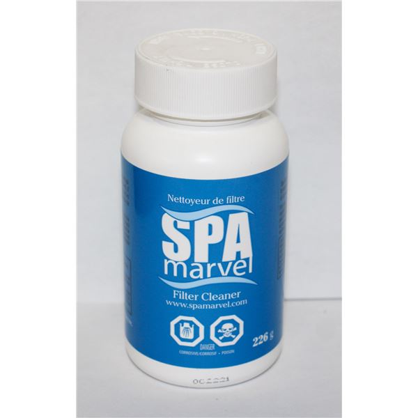 SPA MARVEL FILTER CLEANER 226G*BAILIFF SEIZURE*