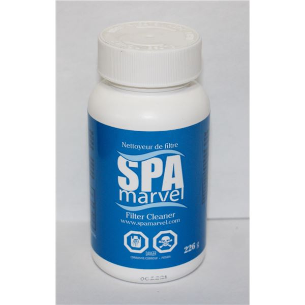 SPA MARVEL FILTER CLEANER 226G*BAILIFF SEIZURE*