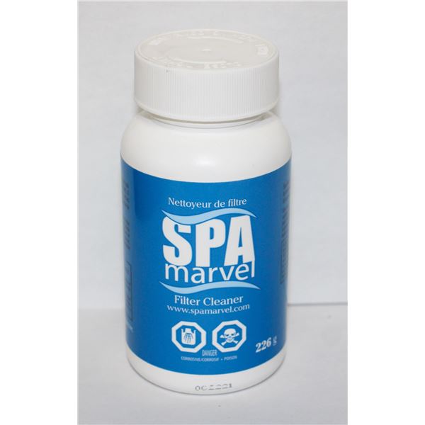 SPA MARVEL FILTER CLEANER 226G*BAILIFF SEIZURE*