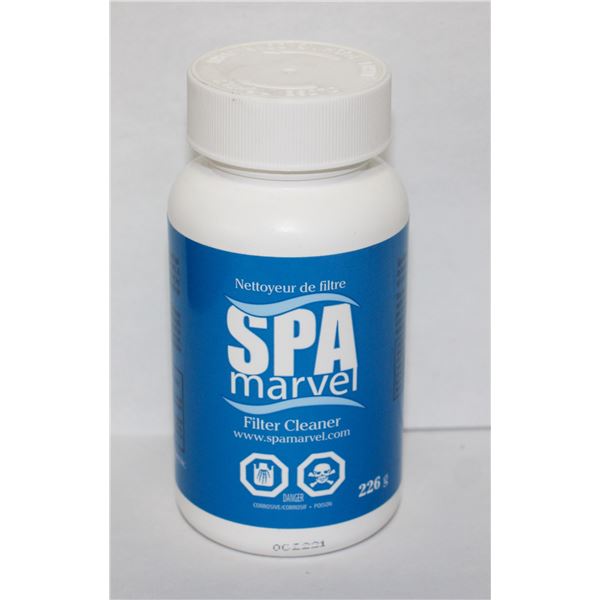 SPA MARVEL FILTER CLEANER 226G*BAILIFF SEIZURE*
