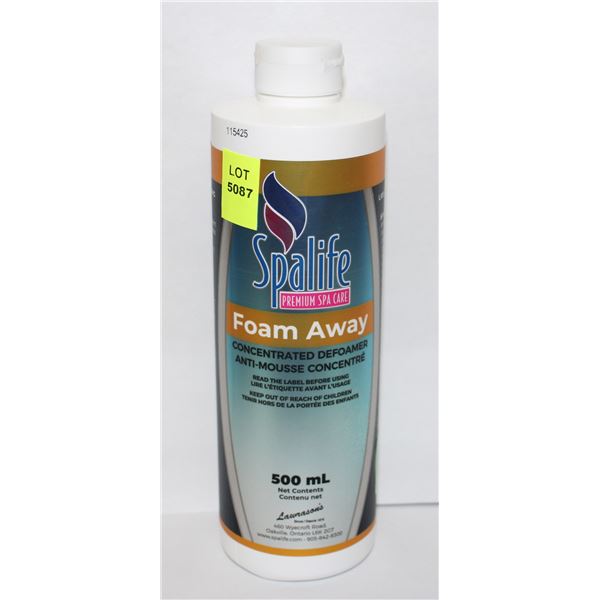 SPA LIFE PREMIUM SPA CARE FOAM AWAY 500 ML*BAILIFF SEIZURE*