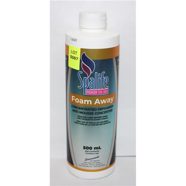 SPA LIFE PREMIUM SPA CARE FOAM AWAY 500 ML*BAILIFF SEIZURE*