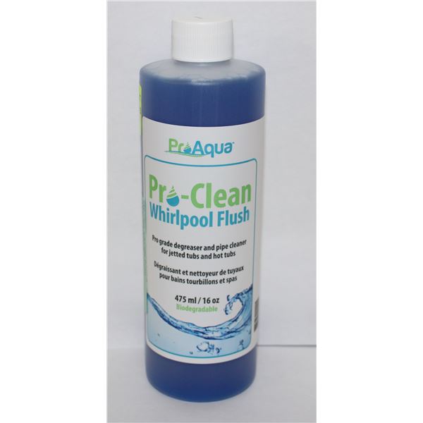 PRO-CLEAN WHIRLPOOL FLUSH PRO GRADE DEGREASER*BAILIFF SEIZURE*