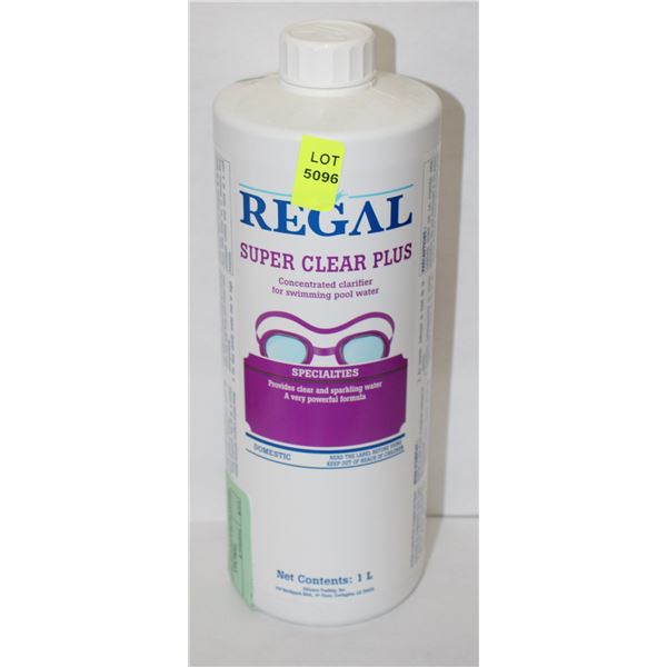 REGAL SUPER CLEAR PLUS 1L*BAILIFF SEIZURE*