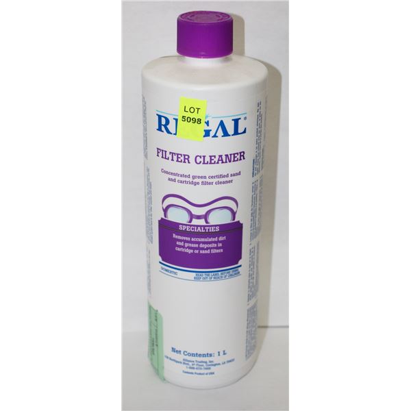 REGAL FILTER CLEANER 1L*BAILIFF SEIZURE*