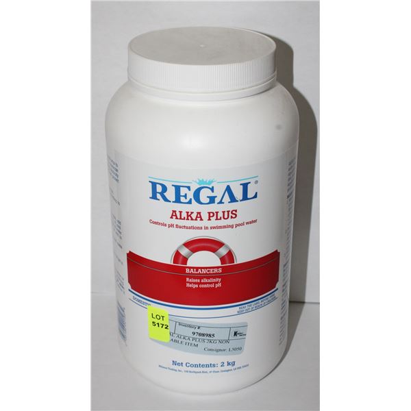 REGAL ALKA PLUS 2KG NON MAILABLE ITEM*BAILIFF SEIZURE*