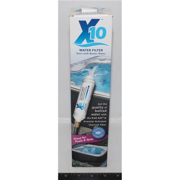 X10 WATER FILET FOR SPAS AND POOLS*BAILIFF SEIZURE*