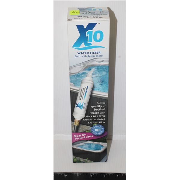 X10 WATER FILET FOR SPAS AND POOLS*BAILIFF SEIZURE*