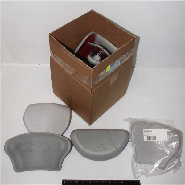 LOT OF MISC. HOT TUB REPLACEMENTS PILLOWS*BAILIFF SEIZURE*