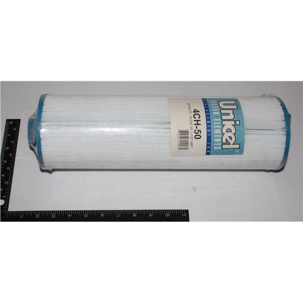 NEW UNICEL FILTER 4CH-50*BAILIFF SEIZURE*