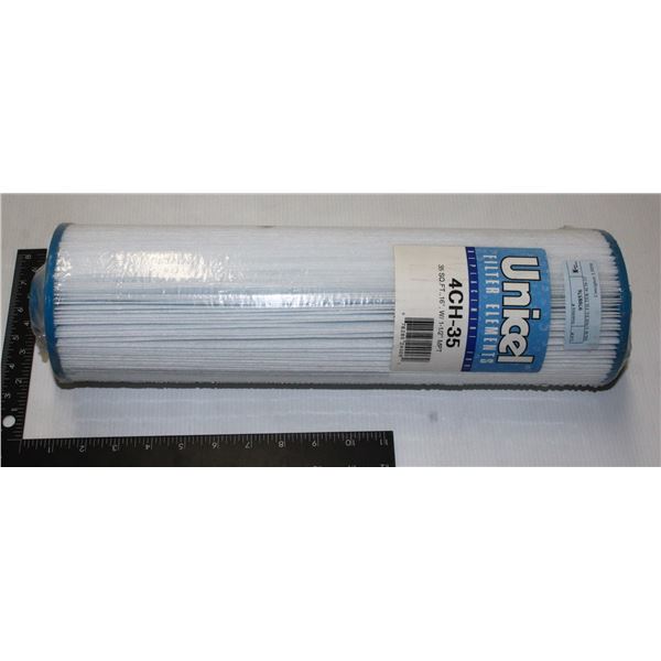 NEW UNICEL FILTER 4CH-35*BAILIFF SEIZURE*