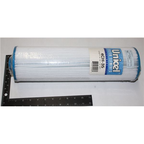 NEW UNICEL FILTER 4CH-35*BAILIFF SEIZURE*