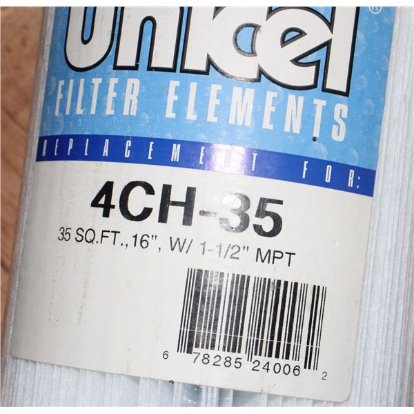 NEW UNICEL FILTER 4CH-35*BAILIFF SEIZURE*