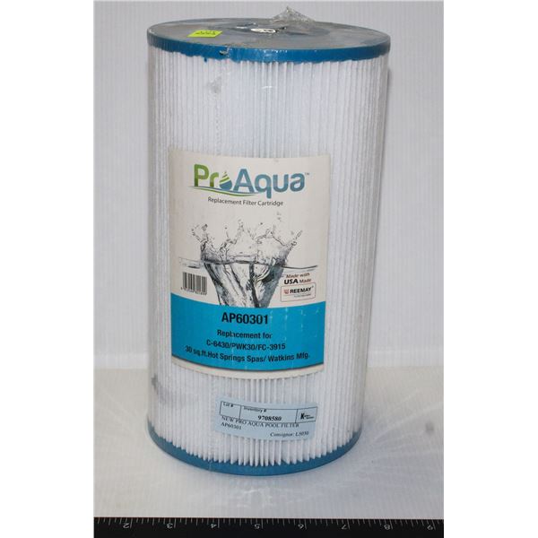 NEW PRO AQUA POOL FILTER AP60301*BAILIFF SEIZURE*
