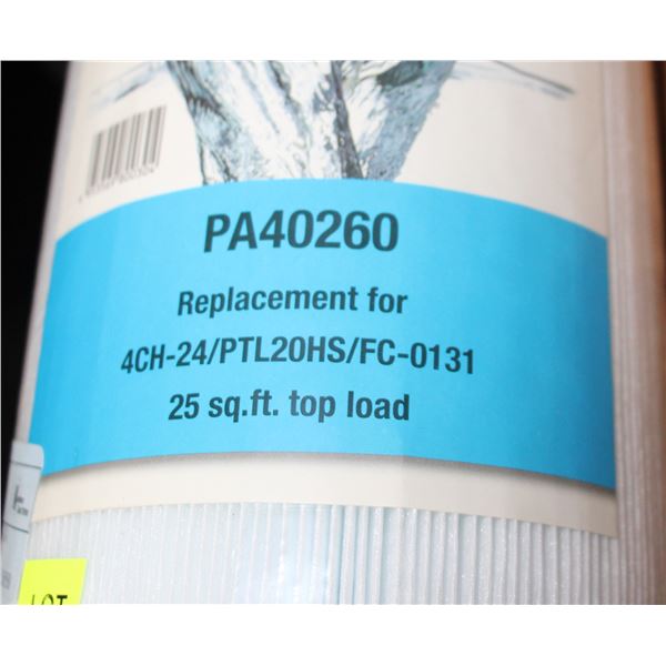 HOT TUB FILTER NEW 4CH-24*BAILIFF SEIZURE*