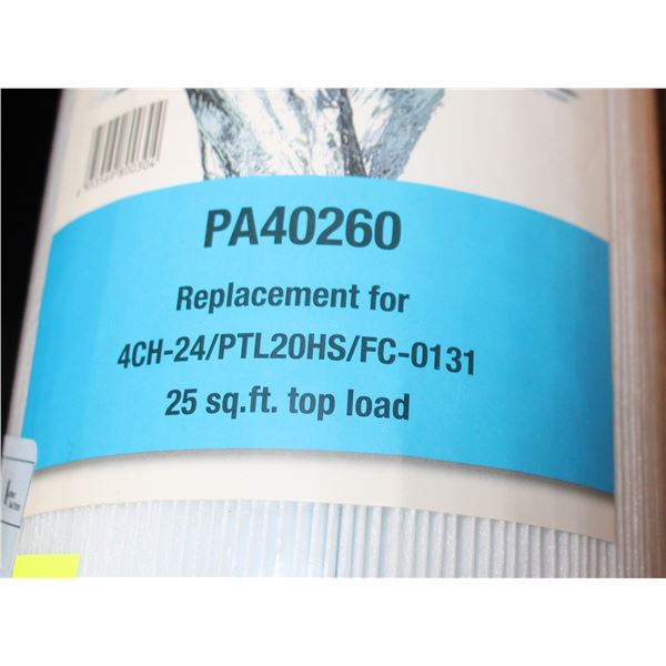 HOT TUB FILTER NEW 4CH-24*BAILIFF SEIZURE*