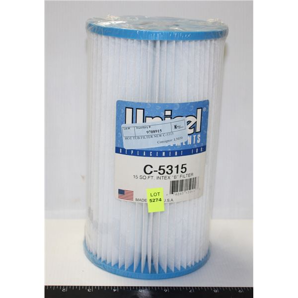 HOT TUB FILTER NEW C-5315*BAILIFF SEIZURE*