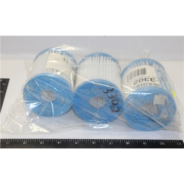 LOT OF 3 HOT TUB FILTERS CR 3302 NEW*BAILIFF SEIZURE*