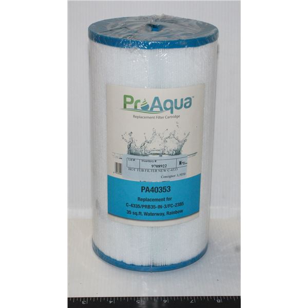 HOT TUB FILTER NEW C-4335*BAILIFF SEIZURE*